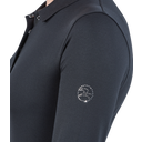 BUSSE Langarm-Polo Shirt DELORAN TECH, schwarz - XS