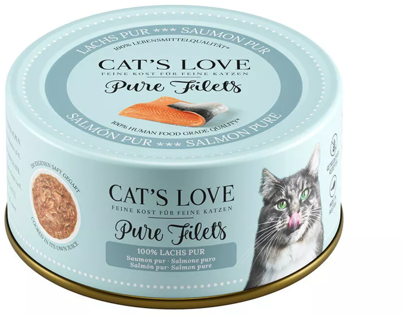Cat's Love Pure Filets Nassfutter "Lachs"