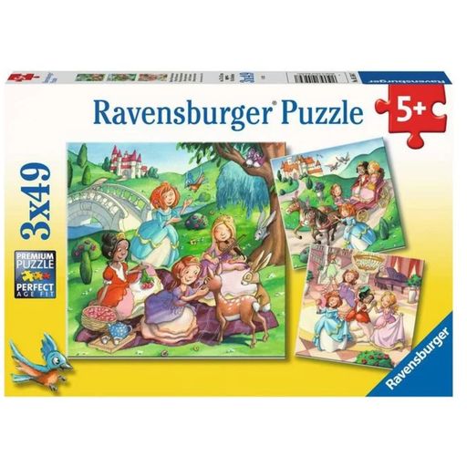 Puzzle - Kleine Prinzessinnen - 3x49 Teile