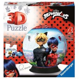 Puzzle - 3D Puzzle - Puzzle-Ball Miraculous, 72 Teile