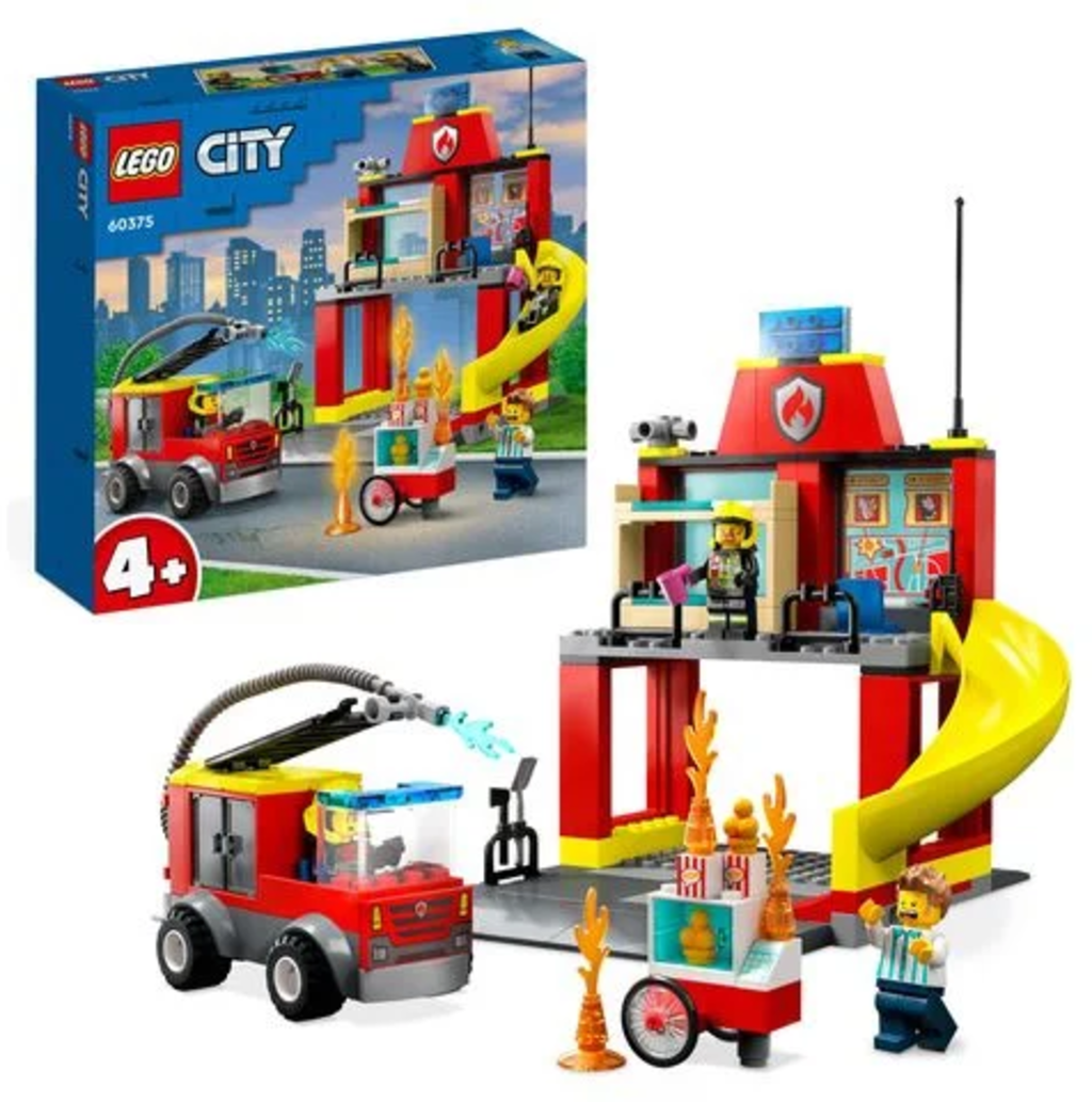 City - 60375 Feuerwehrstation und Löschauto