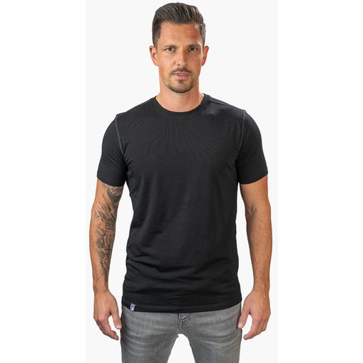 Alpin Loacker Herren Merino T-Shirt schwarz