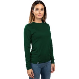 Alpin Loacker Damen Merino Shirt langarm grün