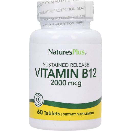 NaturesPlus® Vitamin B12 2000 mcg S/R - 60 Tabletten