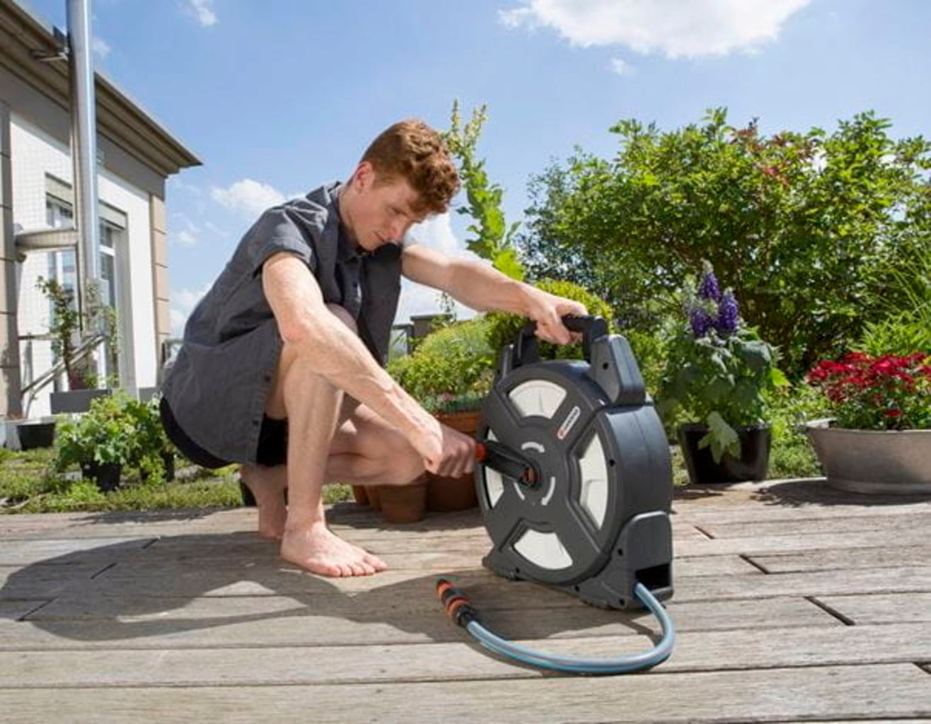 GARDENA city gardening Terrassen-Schlauchbox - 1 Stk
