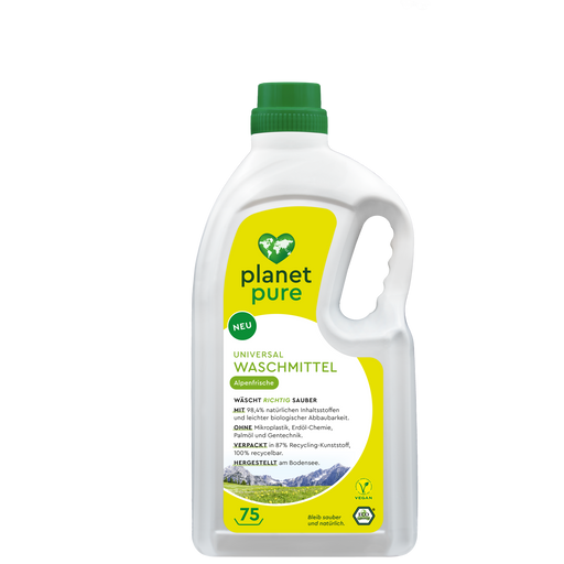 Planet Pure Universalwaschmittel Alpenfrische - 75 W