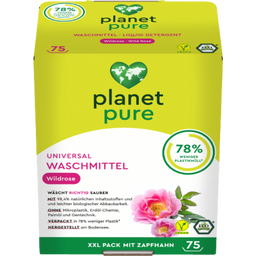 Planet Pure Universalwaschmittel Wildrose - Bag in Box 75 W