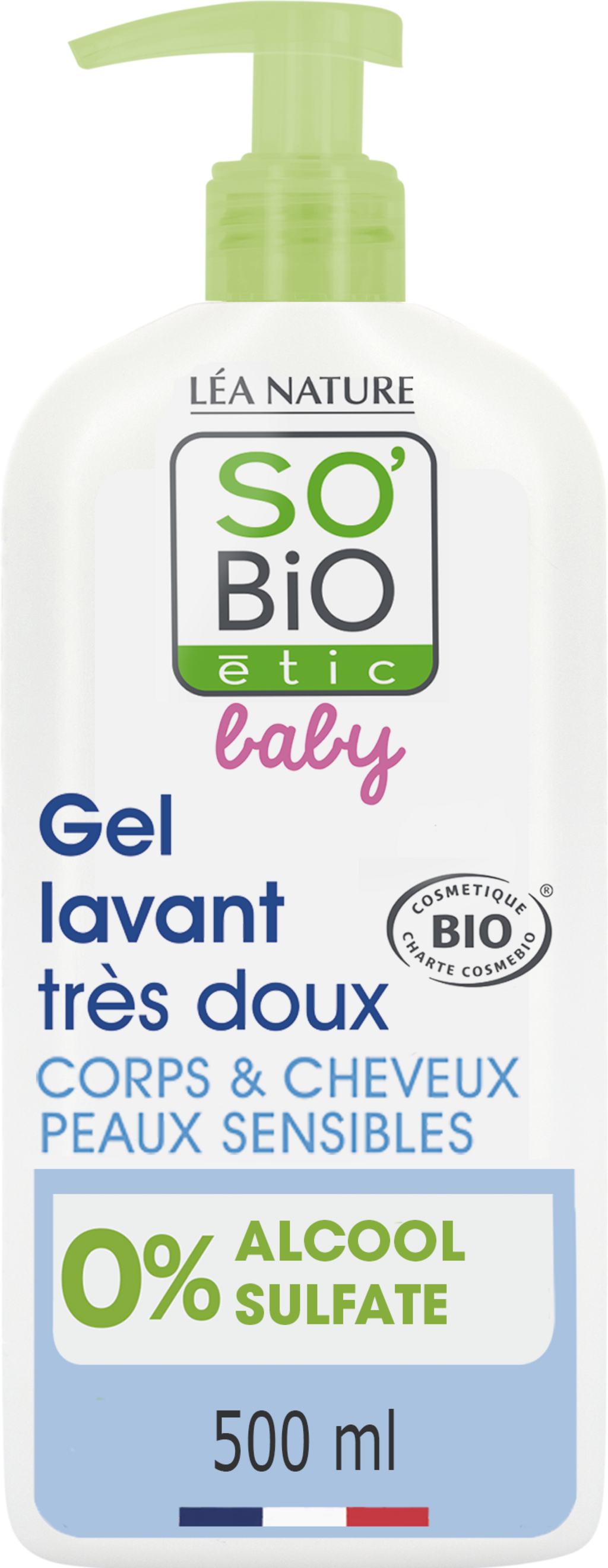 SO'Bio étic Baby 2in1 Mildes Shampoo & Waschgel