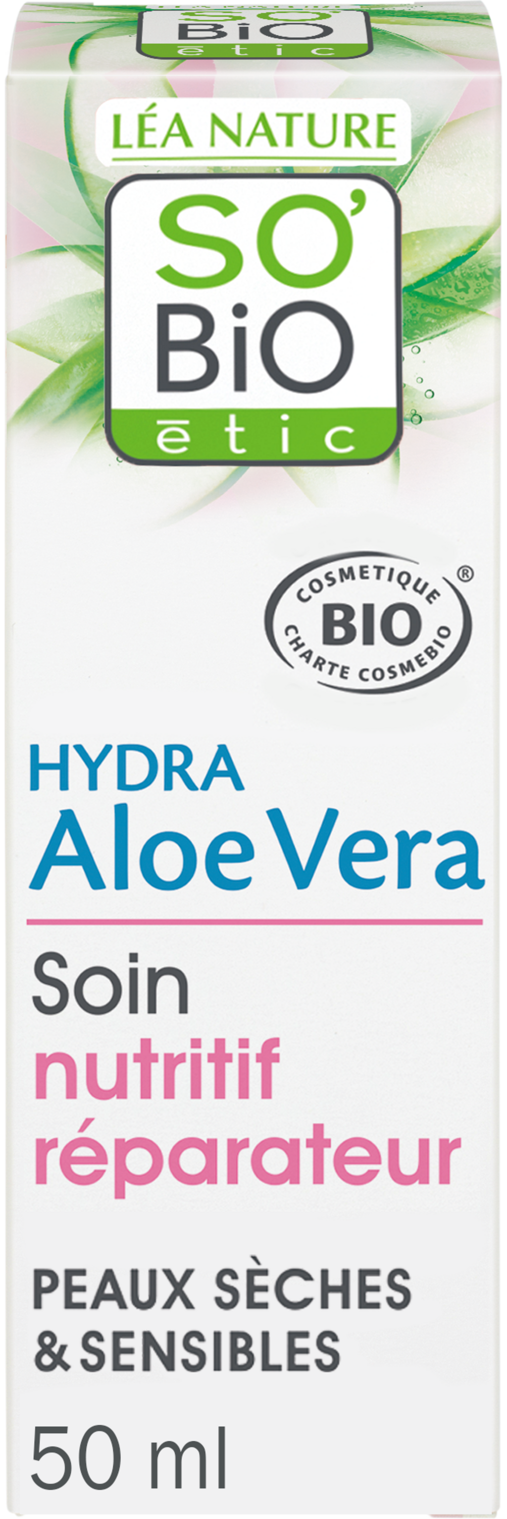 SO'Bio étic Aloe Vera Nährende Reparaturpflege - 50 ml