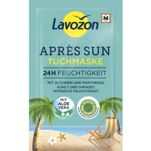 Lavozon Tuchmaske Après Sun 24h Feuchtigkeit - 1 Stk