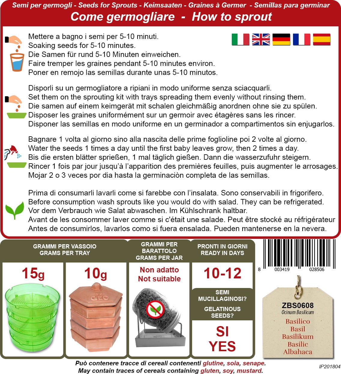 Bavicchi Bio Keimsprossen 
