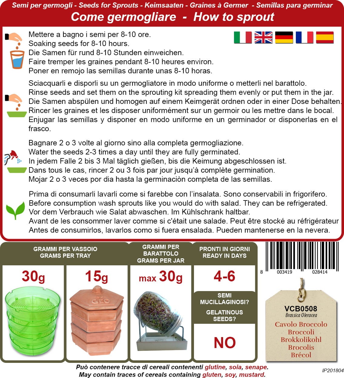 Bavicchi Bio Keimsprossen 