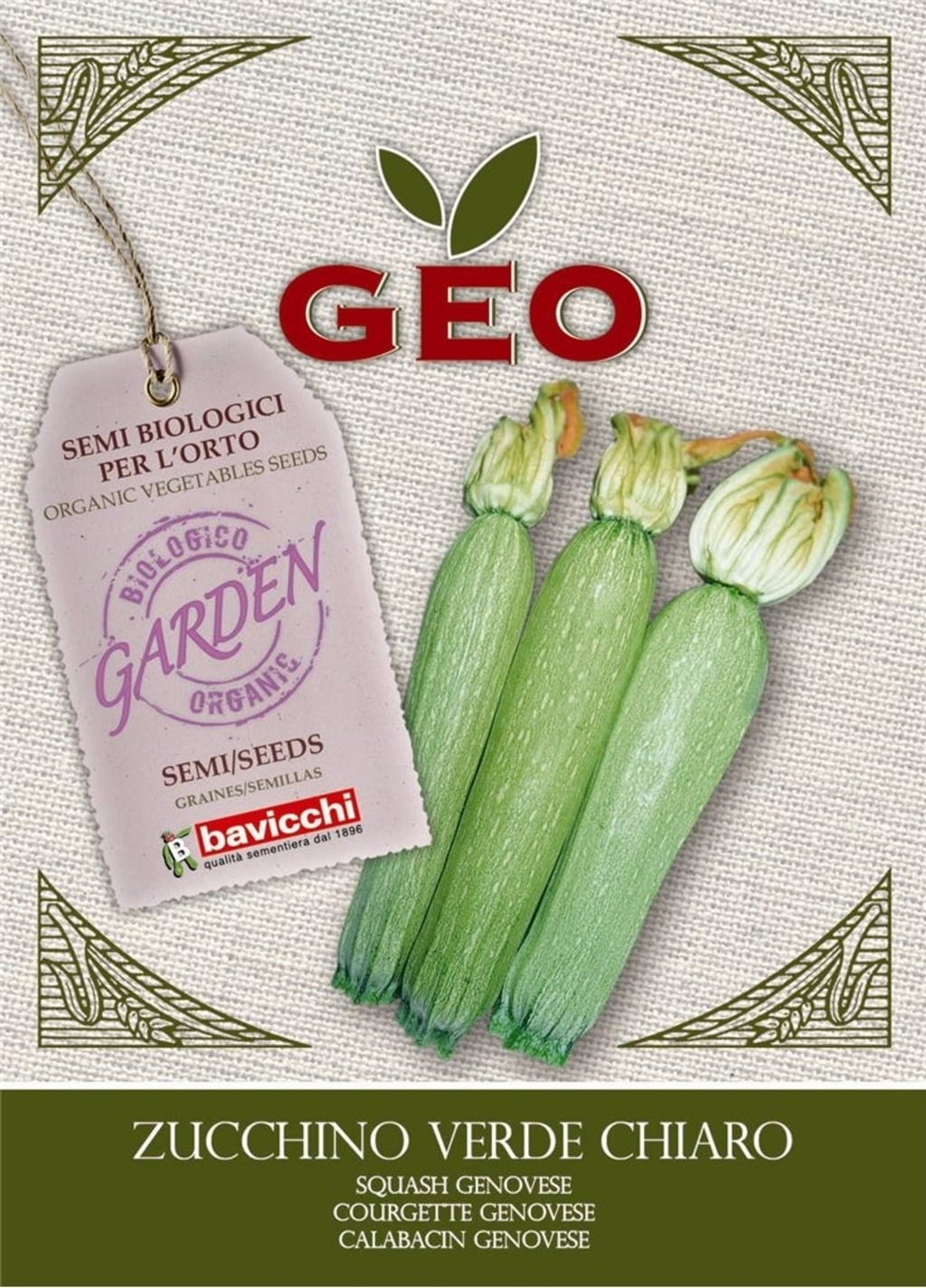 Bavicchi Bio Zucchini "hellgrün"