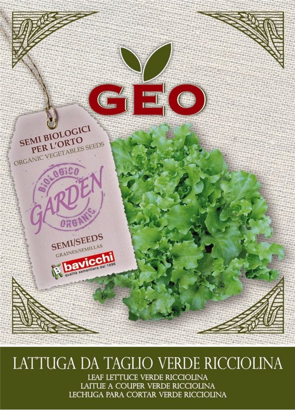 Bavicchi Bio Blattsalat "Verde ricciolina"