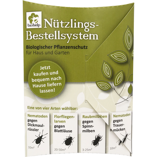 biohelp Garten & Bienen Nützlingsbestellkarte - 1 Stk