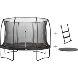 Trampolin Comfort Edition Ø 366 cm inkl. Leiter und Wetterschutz