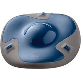 Hundespielzeug Frisbee Sansibar Morsum, blau-grau