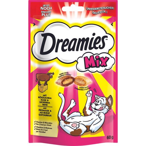 Dreamies Katzensnacks Mix mit Käse & Rind - 60 g