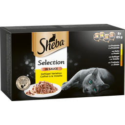 Sheba Selection in Sauce mit Geflügel 8x85g