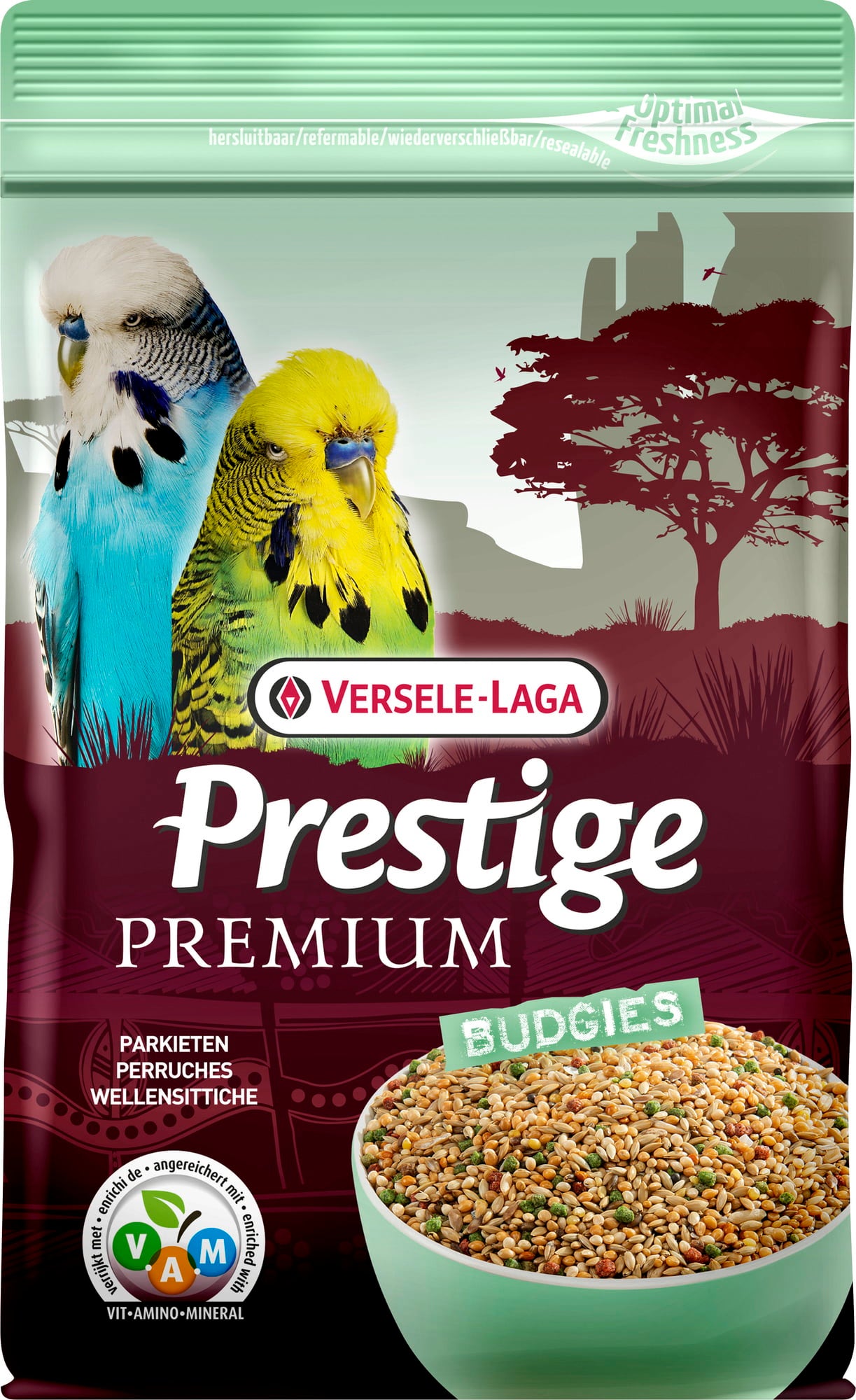 Premium Wellensittichfutter, 800g