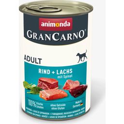 GranCarno Adult Rind, Seelachs und Spinat - 400 g