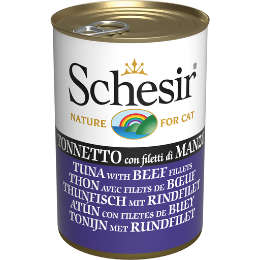 Schesir Dose 140g - Thunfisch und Rind