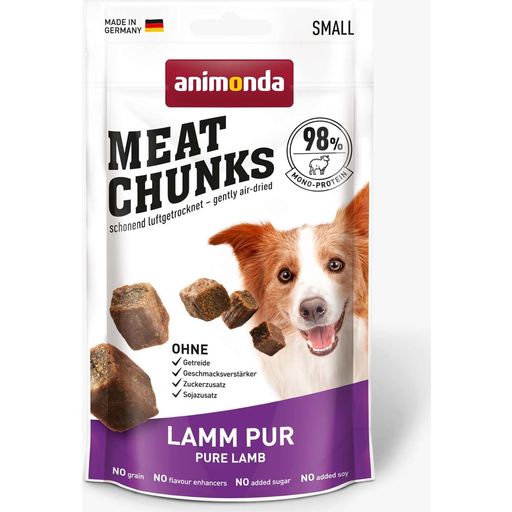 Animonda Meat Chunks Adult Pur Frischebeutel 60g - Lamm Pur