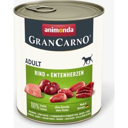 Animonda GranCarno Adult Rind und Entenherzen - 800 g
