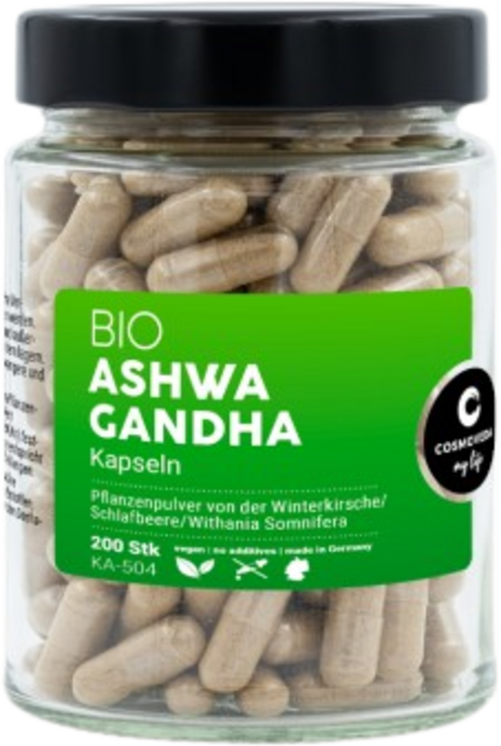 Cosmoveda Ashwagandha Kapseln Bio - 200 Kapseln