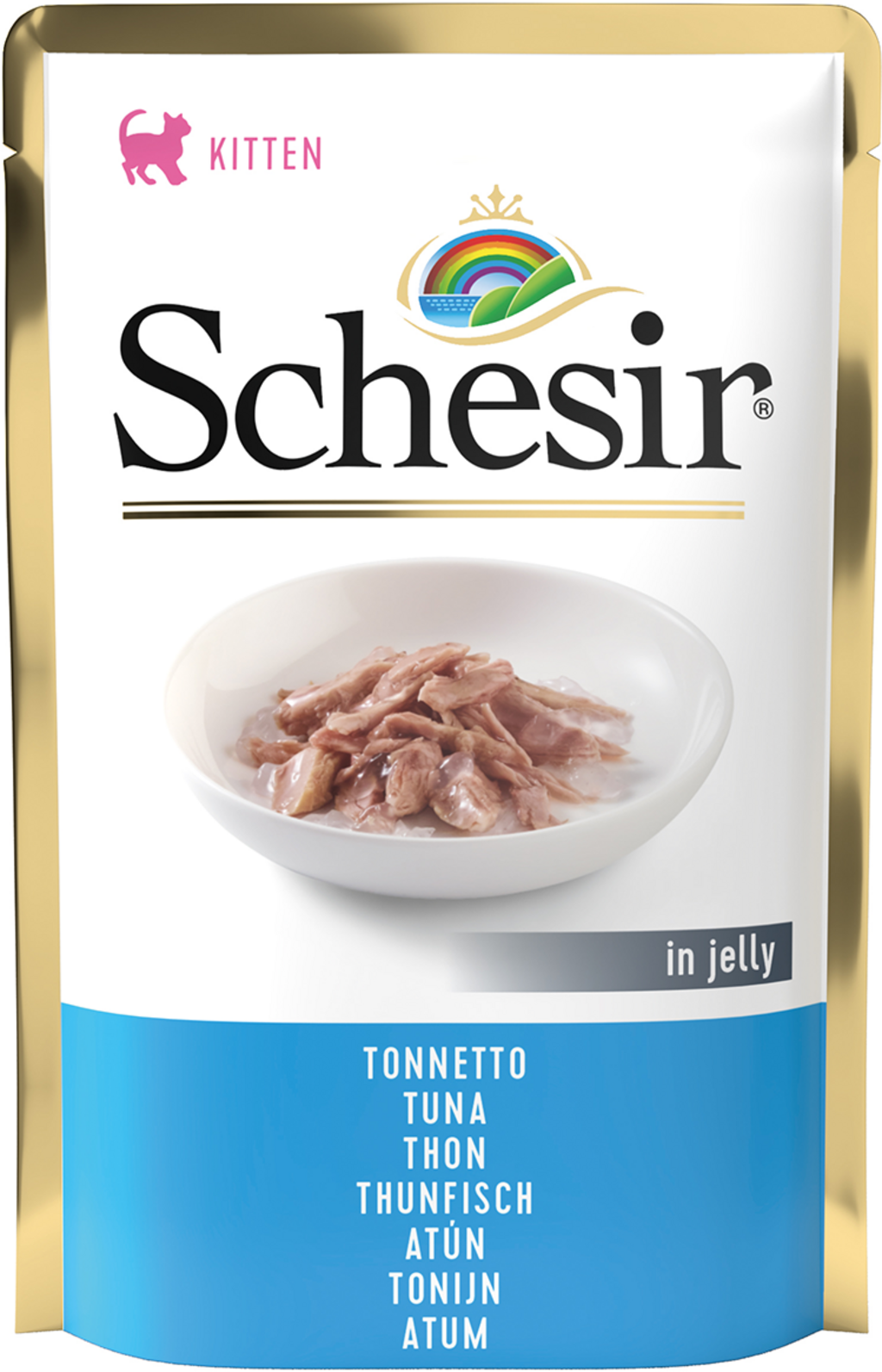 Schesir Frischebeutel Kitten 85g - Thunfisch