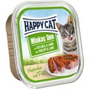 Happy Cat Minkas DuoPaté Geflügel und Lamm - 100 g