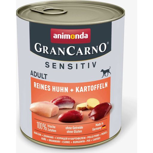 Animonda GranCarno Adult Sensitiv 800g - Reines Huhn und Kartoffel