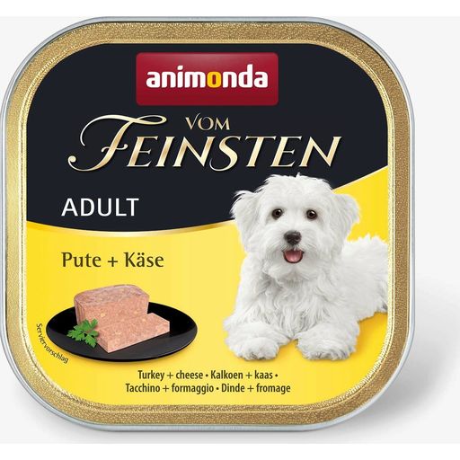 Animonda Vom Feinsten Adult Pastete Schale 150 g - Pute und Käse