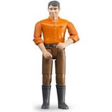 BRUDER Mann mit hellem Hauttyp und brauner Hose