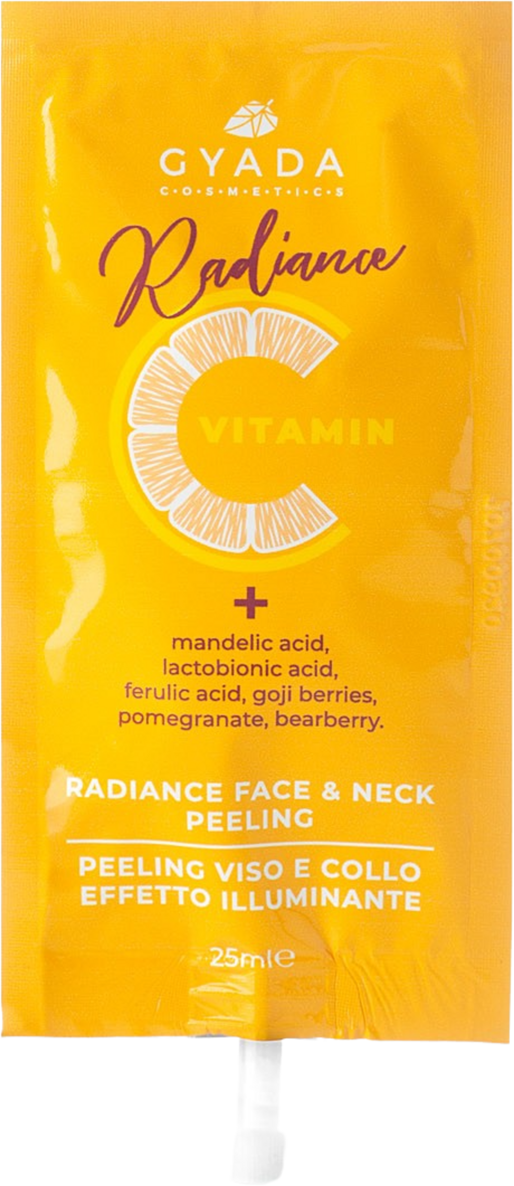 GYADA Cosmetics Radiance Peeling für Gesicht & Hals - 25 ml