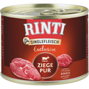 Rinti Singlefleisch Exclusive Dose 185g - Ziege Pur