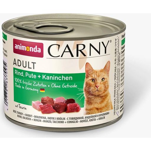 Animonda Carny Adult Rind, Pute und Kaninchen - 200 g