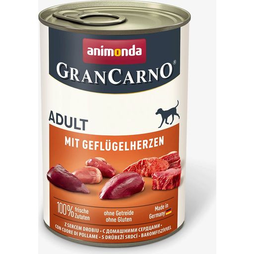 Animonda GranCarno Adult Geflügelherzen - 400 g