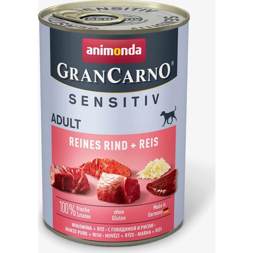 Animonda GranCarno Adult Sensitiv 400g - Reines Rind und Reis