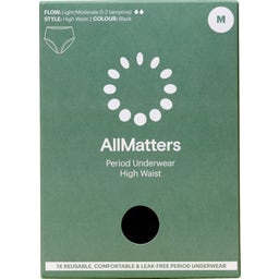 AllMatters Period Underwear High Waist Black - M