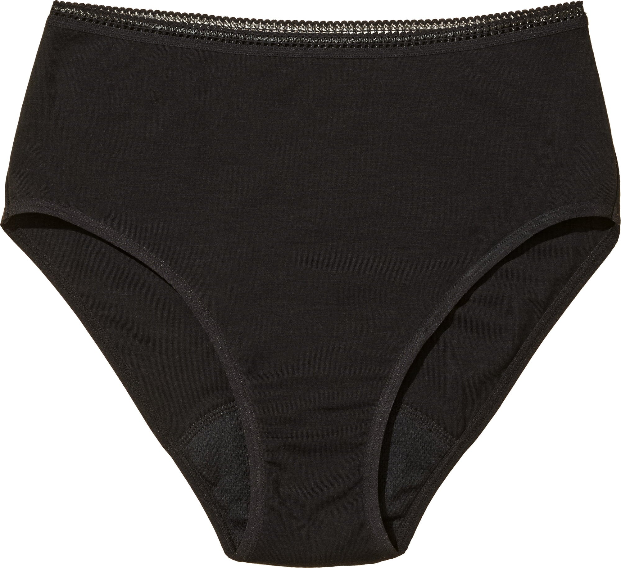 Period Underwear High Waist Black, M