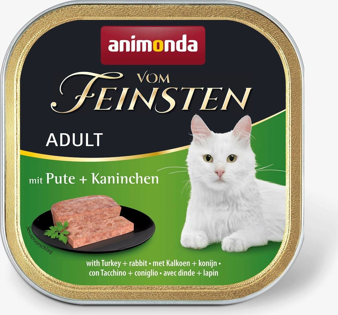 Vom Feinsten Adult Schale 100g, Pute und Kaninchen (100 g)