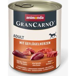 Animonda GranCarno Adult Geflügelherzen - 800 g
