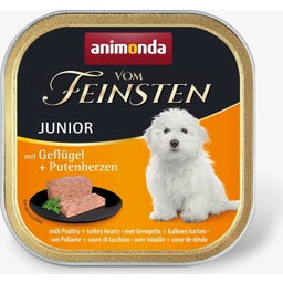 Animonda Vom Feinsten Junior Pastete Schale 150g - Geflügel und Putenherzen