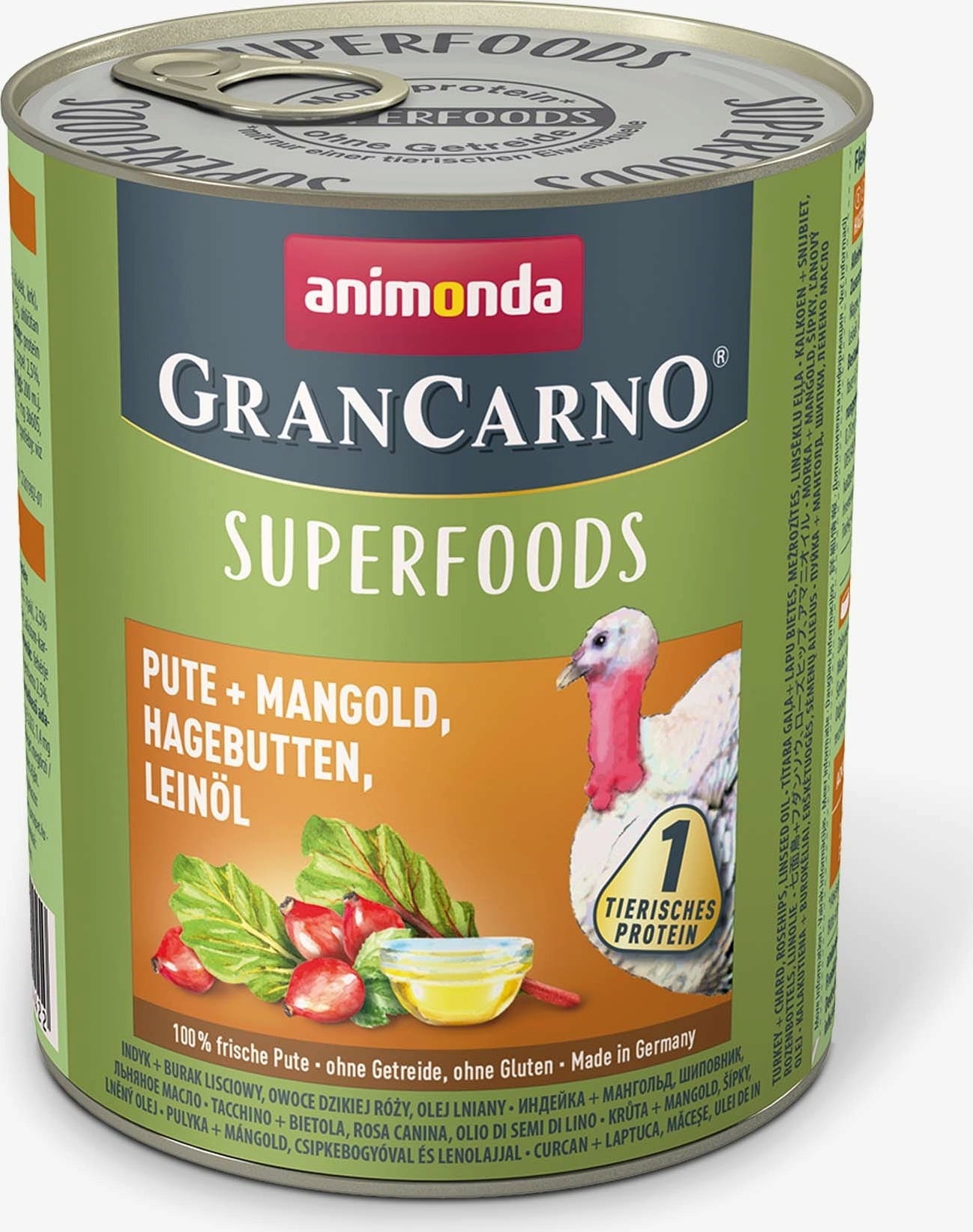 GranCarno Adult Superfoods 800g, Pute und Mangold (800 g)