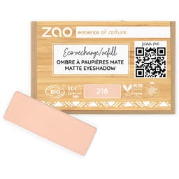 ZAO Refill Rectangle Eye Shadow - 218 Apricot Nude