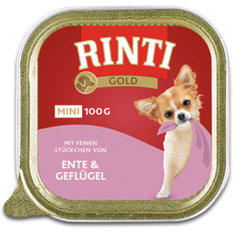 Rinti Gold Mini 100g Schale - Ente&Geflügel