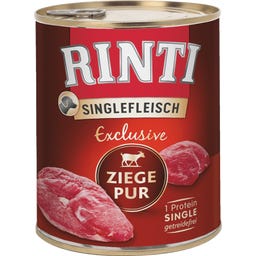 Rinti Singlefleisch Exclusive Dose 800g - Ziege Pur
