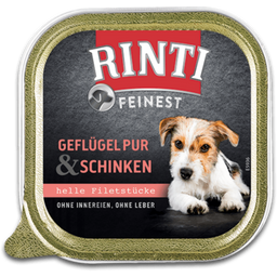 Rinti Feinest 150g Schale - Geflügel Pur+Schinken