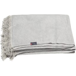 David Fussenegger VIENNA Wohndecke uni mit Fransen - filz